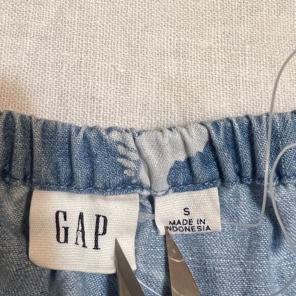 NWOT Gap Women's Maxi Dress Blue Denim Pullover Pockets Size Small - Picture 4 of 7